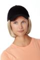 Shorty Hat Black w/Hair 8225