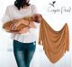 Copper Pearl Knit Swaddle Blanket